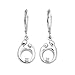 Mother and Child® Diamond Drop Earrings .04ctw title=