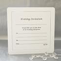 Pack of 10 Luxury Formal Wedding Evening Invitations