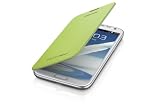 Samsung Galaxy Note 2 Flip Cover Case (Lime Green)