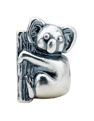 CleverEves Kera Sterling Silver Koala Bear Bead