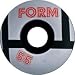 Form Morse Code Black/Red 55mm Skateboard Wheels (Set of 4)