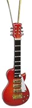 Miniature Red Sunburst Les Paul Electric Guitar Christmas Ornament 4"