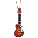 Miniature Red Sunburst Les Paul Electric Guitar Christmas Ornament 4"