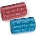 DogIsGood 8-Pack Dogism Waste Bag for Dogs and Cats, Blush