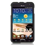 Fosmon Snap On Rubberized Hard Protector Case Cover for Samsung GALAXY Note GT-N7000 / SGH-I717 - Black