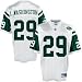 Reebok New York Jets #29 Leon Washington White Replica Football Jersey