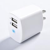 PowerGen Dual Port USB 2.1A 10W AC Travel Wall Charger - White ~ POWERGEN