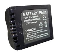 ABC Products &reg; Rechargeable Panasonic CGA-S006E, CGA-S006, CGR-S006, CGA-S006E, CGA-S006A, CGA-S006A/1B, CGA-S006E/1B, CGR-S006A, CGR-S006A/1B, CGR-S006E, CGR-S006E/1B DMW-BMA7 Series Camera Battery for Lumix DMC-FZ DMC-FZ7, DMC-FZ8, DMC-FZ18, DMC-FZ28, DMC-FZ30, DMC-FZ35, DMC-FZ38, DMC-FZ50