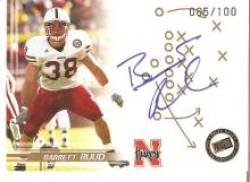 2005 Press Pass Autographs Gold #48 Barrett Ruud - Tampa Bay Buccaneers (Rookie Year - Autographed Card - Serial #'d to 100) (Football Cards)