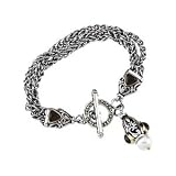 08.00 Mm,06.00X06.00X06.00 Mm Sterling Silver and 14K Yellow Gold Genuine Mozambique Garnet And...