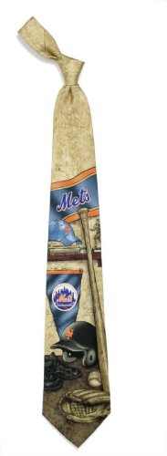 NEW YORK METS OFFICIAL LOGO 100% SILK NECKTIE TIE