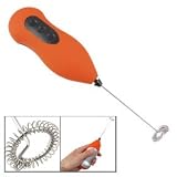 Battery Operated Coffee Milk Drink Mixer Stirrer Orange