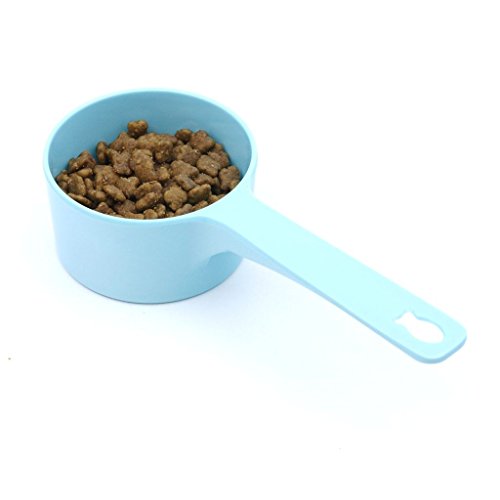 SUPER DESIGN 1/2 Cup Melamine Food Scoop, for Bird, Cat or Dog Food