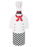 Neoprene Chef Wine Bottle Cover by Trudeau