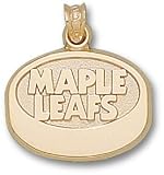 Toronto "Maple Leafs" Puck 14K Charm/Pendant