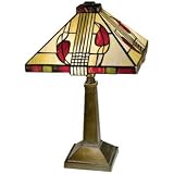 Henderson Cream Glass Dale Tiffany Accent Lamp