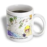 Londons Times Funny Cat Cartoons - CATalina Island - Mugs