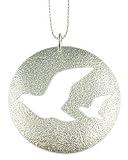 Zo� Chicco Double Bird Textured Disc Necklace - 18 Inches
