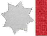 Eigenschaften Creativ Discount / Creativ Discount - Anhäkelform Stern, 20 x 20 cm, Hochrot