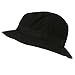 Big Size Microfiber Golfer Hat - Black (For Big Head)