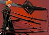 Bleach Ichigo Tensa Zangetsu FULL TANG Katana Sword 68"