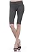 Women's Solid Knee Length Stretch Leggings by BLVD