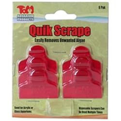 Tom Aquatics Quik Scrape Algae Scraper - 6 pack