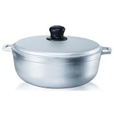 Imusa Cast Aluminum Caldero 44 centimeter, 17.9 Quart, NSF Certified
