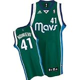 Dallas Mavericks Dirk Nowitzki #41 Kids/ Toddler Green Swingman Jersey