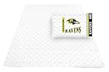 BALTIMORE RAVENS OFFICIAL TEAM LOGO FULL SIZE JERSEY SHEET SET