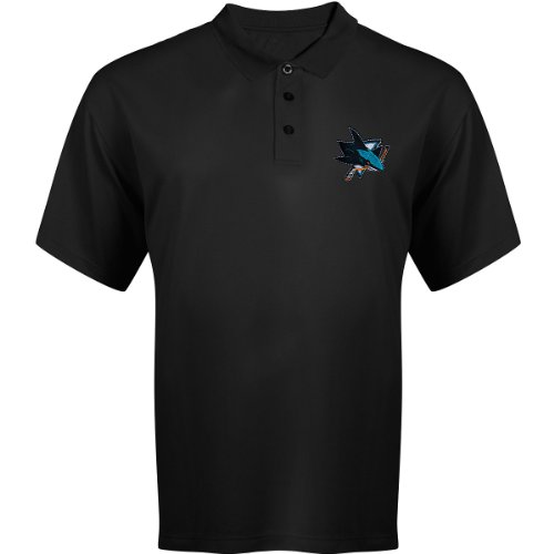 Majestic San Jose Sharks Big & Tall Synthetic Polo Shirt Xl Tall
