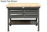 72 X 36 4 Drawer With Maple Top Workbench
