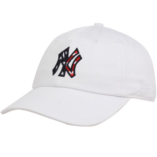 New Era New York Yankees Ladies White Stars & Stripes Adjustable Hat
