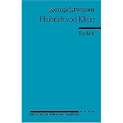 Heinrich von Kleist. Literaturwissen f�r Schule und Studium Tb SB