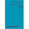 Heinrich von Kleist. Literaturwissen f�r Schule und Studium