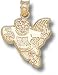 Minnesota Golden Gophers Solid 10K Gold Football Gopher Pendant