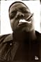 (24x36) Notorious B.I.G. (Smoking) Music Poster Print