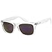 KUSH - KUSH Horn Rimmed Sunglasses With UV400 Protected Mirrored Lens