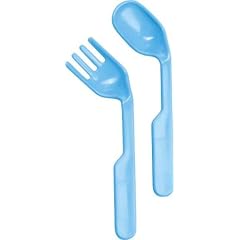 Playshoes Besteck-Set (L�ffel und Gabel) 788145 (blau 7)