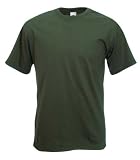 Fruit of the Loom Super Premium T Shirt Classic Olive L