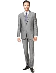 Autograph Wool Rich 2 Button Jacket with Linen