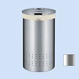 (345920) Brabantia Laundry Bin, 50L, Brilliant Steel