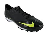 Nike Men's NIKE MERCURIAL VELOCI V TF SOCCER SHOES 7 (BLACK/VOLTAGE YELLOW/BLACK)