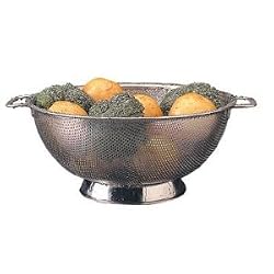 RSVP Precision Pierced Stainless-Steel 5-Quart Colander