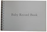 'No Frills' Unisex Baby Record Book or Journal - Records lots of milestones - for Boys and Girls - E