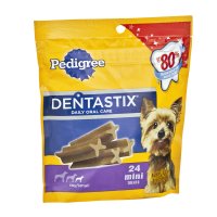 Pedigree Dentastix 24 Mini Treats Small/Toy Dogs (Pack of 5) 6oz Pedigree Dentastix 24 Mini Treats Small/Toy Dogs (Pack of 5) 6oz