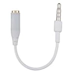 3.5mm Headphone Adapter for Apple iPhone Recessed Jack, 3.5mm, White