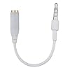 3.5mm Headphone Adapter for Apple iPhone Recessed Jack, 3.5mm, White