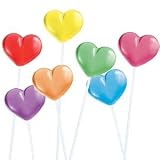 Heart Twinkle Pops Assorted 7 Flavors (Pack of 120)