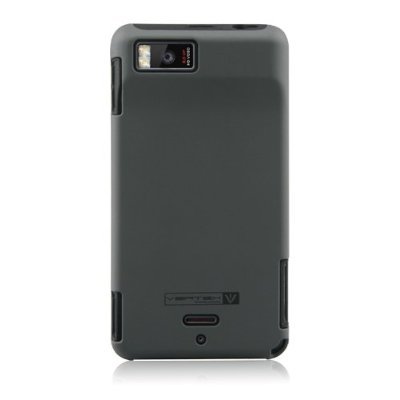 Naztech Vertex 2-Piece Hard and Soft Cover for Motorola Droid X MB810 (Black)